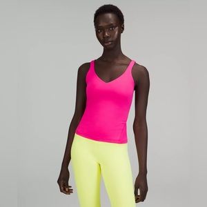 Lululemon NWT Align Waist-Length Tank Top Color Pink Size 6